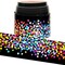 52.5 ft Bulletin Board Borders Confetti Border for Classroom Decoration, Confetti on Black
